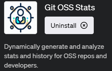 ChatGPTでGitHubの統計情報を取得できるプラグイン「Git OSS Stats(ギット・オーエスエス・スタッツ)」の詳細解説