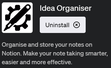 ChatGPTでNotionと連携しアイデアを整理するプラグイン「Idea Organiser(イデア・オーガナイザー)」の全てを解説
