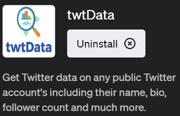ChatGPTでTwitterデータ分析が可能なプラグイン「twtData(ツイッターデータ)」の詳細解説