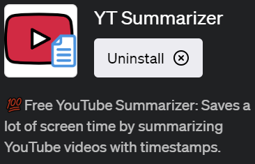 ChatGPTでYouTube動画を要約できるプラグイン「YT Summarizer(ワイティーサマライザー)」の使い方