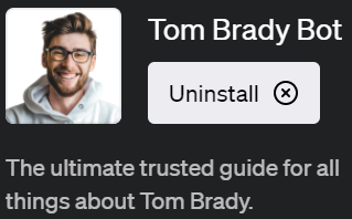 ChatGPTでアメフト情報を手に入れるプラグイン「Tom Brady Bot(トム・ブレイディ・ボット)」の使い方