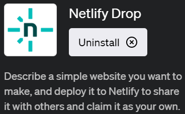 ChatGPTでウェブサイトを簡単にデプロイできるプラグイン「Netlify Drop（ネットリファイドロップ）」の使い方