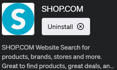 ChatGPTでオンラインショッピングが楽になるプラグイン「SHOP.COM(ショップドットコム)」の使い方