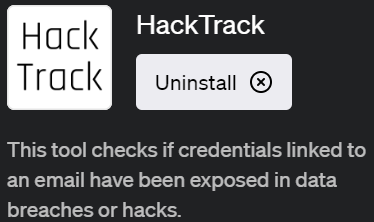ChatGPTでセキュリティブリーチを追跡できるプラグイン「HackTrack(ハックトラック)」の使い方