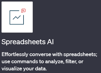 ChatGPTでデータ分析が可能なプラグイン「Spreadsheets AI（スプレッドシーツ AI）」の使い方