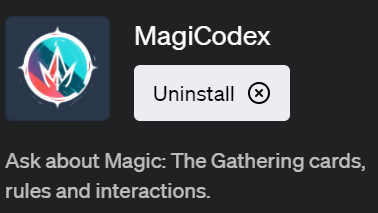 ChatGPTでマジック：ザ・ギャザリングの情報を手に入れるプラグイン「MagiCodex（マジコデックス）」の使い方を解説