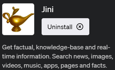 ChatGPTでリアルタイム情報を取得できるプラグイン「Jini（ジニー）」の全てを解説します