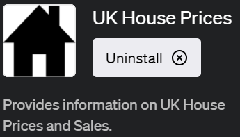 ChatGPTで不動産価格を調査できるプラグイン「UK House Prices（ユーケー・ハウス・プライセズ）」の使い方