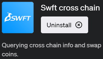 ChatGPTで仮想通貨のクロスチェーンが可能に！「Swft Cross Chain(スイフト・クロス・チェーン)」プラグインの使い方