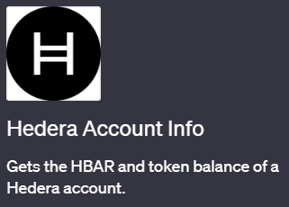 ChatGPTで仮想通貨情報を取得できるプラグイン「Hedera Account Info(ヘデラ・アカウント・インフォ)」の全てを解説