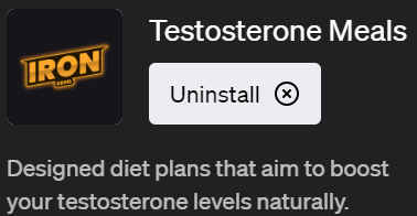 ChatGPTで健康的な食事を提案できるプラグイン「Testosterone Meals(テストステロン・ミールズ)」の使い方