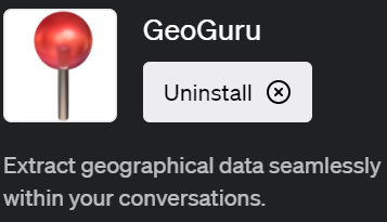 ChatGPTで地理情報を手軽に取得できるプラグイン「GeoGuru(ジオグル)」の使い方
