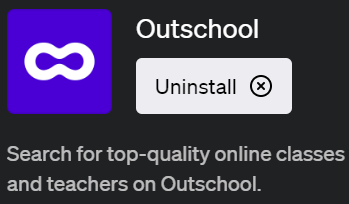 ChatGPTで学習が可能なプラグイン「Outschool（アウトスクール）」の使い方