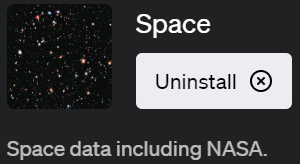 ChatGPTで宇宙情報を手に入れるプラグイン「Space(スペース)」の使い方