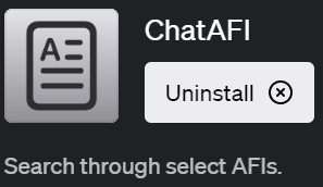 ChatGPTで情報検索が可能なプラグイン「ChatAFI(チャットエーフィー)」の使い方