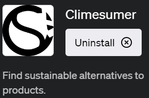 ChatGPTで持続可能な製品を見つけるプラグイン「Climesumer(クライムシューマー)」の使い方