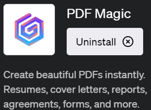 ChatGPTで文書作成が楽になるプラグイン「PDF Magic(ピーディーエフ・マジック)」の使い方