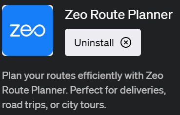 ChatGPTで最適なルートを計画できるプラグイン「Zeo Route Planner(ゼオ・ルート・プランナー)」の使い方