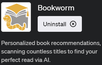 ChatGPTで最適な本を見つけるプラグイン「Bookworm(ブックワーム)」の使い方