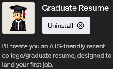ChatGPTで最高の履歴書を作成できるプラグイン「Graduate Resume（グラデュエート・レジュメ）」の使い方