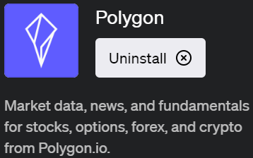 ChatGPTで株式や仮想通貨のデータ分析が可能なプラグイン「Polygon(ポリゴン)」の使い方