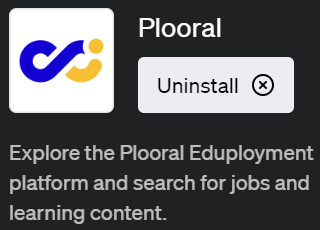 ChatGPTで求人情報と教育コースを検索できるプラグイン「Plooral（プローラル）」の詳細と使い方