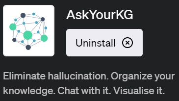 ChatGPTで知識グラフを活用できるプラグイン「AskYourKG(アスクユアケージー)」の使い方