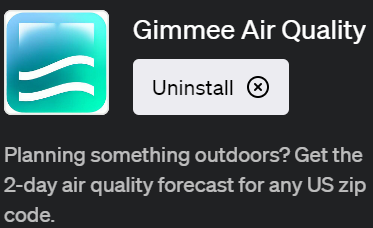 ChatGPTで簡単に空気質をチェックできるプラグイン「Gimmee Air Quality(ギミー・エア・クオリティ)」の全てを解説します