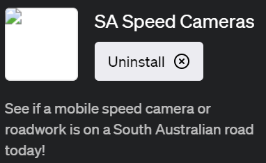 ChatGPTで道路情報を取得できるプラグイン「SA Speed Cameras(エスエイ・スピード・カメラズ)」の詳細と使い方
