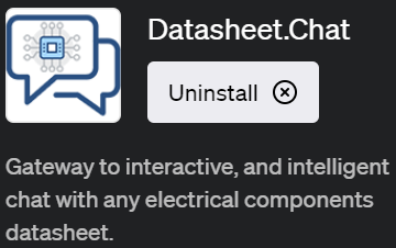 ChatGPTで電子部品の情報を瞬時に取得できるプラグイン「Datasheet.Chat（データシート・チャット）」の使い方