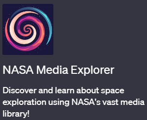 ChatGPTとNASA Media Explorer（ナサ・メディア・エクスプローラー）で宇宙探索の旅へ！あなたの知識を広げるプラグインの使い方