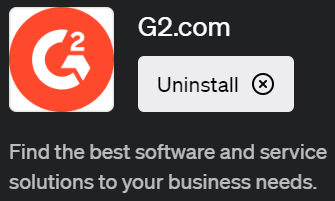 ChatGPTを活用したビジネスツール選定プラグイン「G2.com(ジーツー・ドットコム)」の使い方