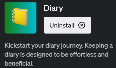 「Diary（ダイアリー）」ChatGPTで日記管理がこれまで以上に簡単になるプラグイン