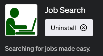 「Job Search」ChatGPTで求人情報を効率的に検索できるプラグイン