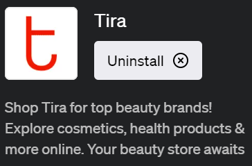 「Tira（ティラ）」ChatGPTで美容と健康商品を簡単に検索・購入できるプラグイン
