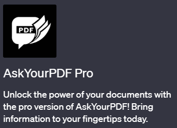 ChatGPTでPDFから情報を抽出できるプラグイン「AskYourPDF Pro（アスクユアPDFプロ）」の使い方