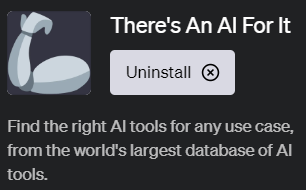 ChatGPTであらゆるタスクにAIを活用できるプラグイン「There's An AI For It(ゼアーズ・アン・エーアイ・フォー・イット)」の使い方