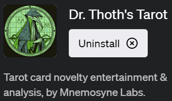 ChatGPTでタロット占いができるプラグイン「Dr. Thoth's Tarot(ドクター・トトのタロット)」の使い方