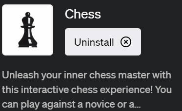 ChatGPTでチェスを楽しむプラグイン「Chess(チェス)」の使い方