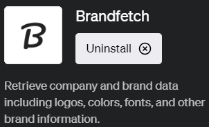 ChatGPTでブランド情報を取得できるプラグイン「Brandfetch(ブランドフェッチ)」の使い方