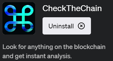 ChatGPTでブロックチェーン分析ができるプラグイン「CheckTheChain(チェック・ザ・チェーン)」の使い方