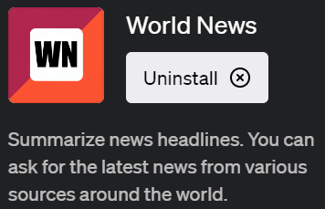 ChatGPTで世界のニュースを取得できるプラグイン「World News(ワールド・ニュース)」の使い方