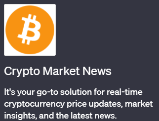 ChatGPTで仮想通貨の市場情報を取得できるプラグイン「Crypto Market News(クリプト・マーケット・ニュース)」の使い方