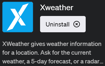 ChatGPTで天気予報が手に入る！プラグイン「XWeather(エックスウェザー)」の使い方