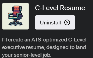 ChatGPTで履歴書の最適化ができるプラグイン「C-Level Resume(シーレベル・レジュメ)」の使い方