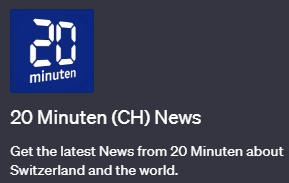 ChatGPTで最新のスイスニュースを取得できるプラグイン「20 Minuten (CH) News(20ミニューテン CH ニュース)」の使い方