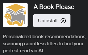 ChatGPTで本のおすすめができるプラグイン「A Book Please(ア・ブック・プリーズ)」の使い方