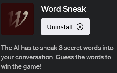 ChatGPTで楽しく会話を強化するプラグイン「Word Sneak(ワード・スニーク)」の使い方