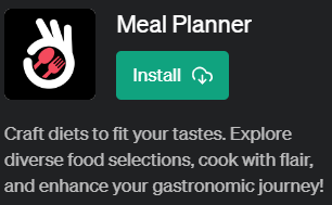 ChatGPTで献立計画ができるプラグイン「Meal Planner(ミールプランナー)」の使い方