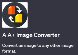 ChatGPTで画像変換ができるプラグイン「A+ Image Converter(エープラス・イメージ・コンバーター)」の使い方